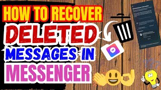 HOW TO RECOVER DELETED MESSAGES IN MESSENGER 2024  PAANO IBALIK ANG NABURANG MESSAGE SA MESSENGER [upl. by Aniela70]