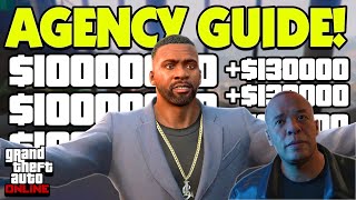 GTA 5 Online Ultimate AGENCY Money Guide 2024 [upl. by Marlea907]