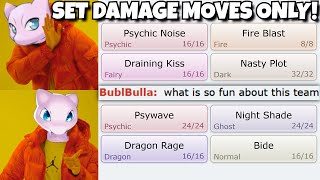 Pokemon Showdown but I can ONLY use SET DAMAGE MOVES [upl. by Curley208]