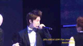 【Donghae Fancam】20110816 SJM in Beijing 〜Super girl 〜 [upl. by Ednyl]