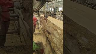 Processing large blocks of wood is not simple firewood woodstyle wood woodcut woodwork wooding [upl. by Airetahs]