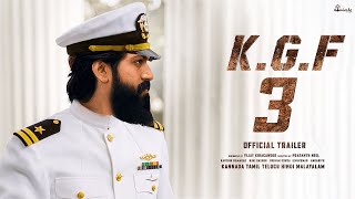 KGF 3 Official Trailer  yash  Prabhas  Prasanth Neel  Ravi Basrur [upl. by Eus777]