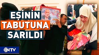 Eşi Haniyenin Tabuta Sarılarak Veda Etti Gazzenin Tüm Şehitlerine Selam Söyle  NTV [upl. by Whipple]