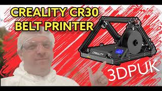 Creality CR30 Belt Printer Quick Review [upl. by Ahsiruam]