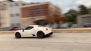 Alfa Romeo 4C Pops amp Bangs [upl. by Ainud]