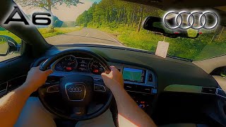 2010 AUDI A6 30 TDI QUATTRO 240HP 4K  POV DRIVE [upl. by Hpsoj]