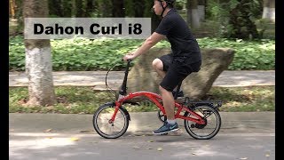 DAHON Curl i8 Folding Bike Review  The Brompton Killer [upl. by Sitoiyanap946]