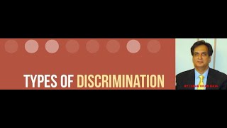 Types of Discrimination [upl. by Leachim]