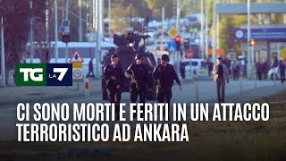 Ci sono morti e feriti in un attacco terroristico ad Ankara [upl. by Nhoj]