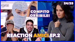 È già Guerra tra Celentano e Lettieri  Reaction Amici ep2 [upl. by Ydennek]