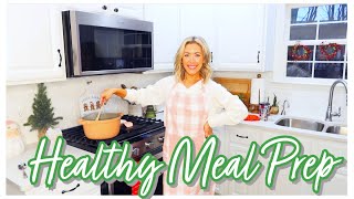 2024 HEALTHY MEAL PREP COOK WITH ME BriannaK [upl. by Gradeigh]