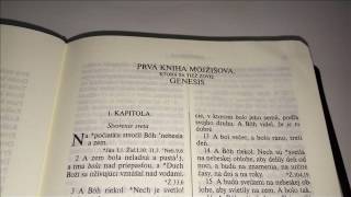 Svätá Biblia  Genesis  1 Mojžišová kniha [upl. by Anaahs485]