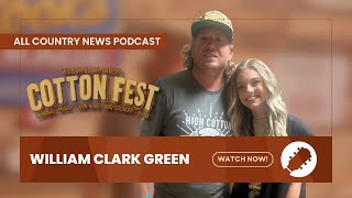 Country Artists William Clark Green and Jaylee Gandy talks about Cotton Fest 2024 [upl. by Arata]