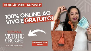 Aprenda a Bolsa Vivace e Transforme Seu Crochê em Renda Extra  Inscrição Gratuita [upl. by Adalheid168]