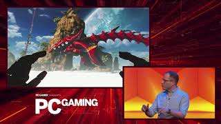 Stormland interview at the PC Gaming Show 2018 [upl. by Eneg]