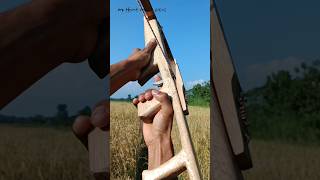 Crossbow shooting short video of Paddy field myhomemadeideas [upl. by Sirob]