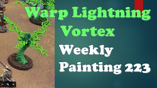 Weekly Painting 223 Warp Lightning Vortex [upl. by Alfreda]