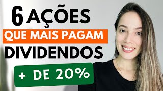 AÇÕES QUE MAIS PAGAM DIVIDENDOS [upl. by Ardnossac296]