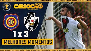 MADUREIRA 1 X 3 VASCO  Melhores Momentos  CARIOCÃO 22 [upl. by Karna]