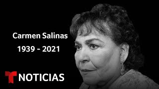 Muere la primera actriz Carmen Salinas tras casi un mes hospitalizada  Noticias Telemundo [upl. by Bradeord]