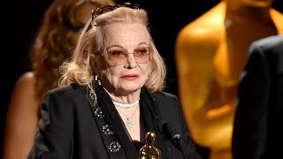 Gena Rowlands known for The Notebook dies at 94 after Alzheimers battle family says [upl. by Kciregor646]