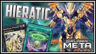 Most Hyped New Box Deck Hieratic YuGiOh Duel Links [upl. by Vharat]