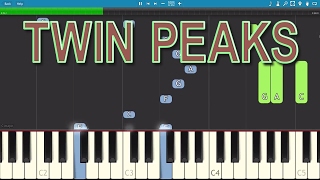 Twin Peaks Theme  Opening  Piano Cover  Tutorial [upl. by Garretson]