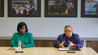 Philadelphia mayoral candidates speak to Inquirer Editorial Board about reducing murders and theft [upl. by Gabrielli]