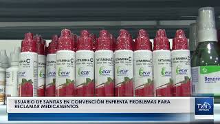 USUARIO DE SANITAS EN CONVENCIÓN ENFRENTA PROBLEMAS PARA RECLAMAR MEDICAMENTOS [upl. by Erdah]