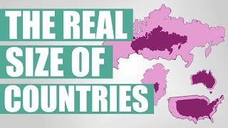 The Real Size Of Countries [upl. by Annhoj848]