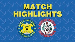 HIGHLIGHTS  Stockton Town 12 Ashton United [upl. by Rezal]