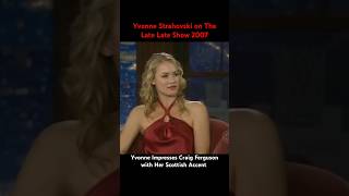 Yvonne Strahovski on The Late Late Show Impressing Craig Ferguson with Her Scottish Accent [upl. by Akemal]