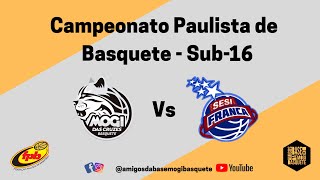 FPB 2022 SUB 16 – MOGI BASQUETE X SESI FRANCA – 17092022 [upl. by Elisa]