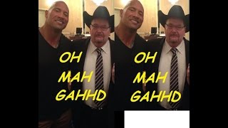 Jim Ross talks about The Rock and Brock Lesnar WWE [upl. by Demetra860]