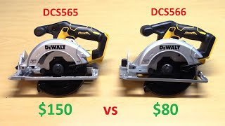 DEWALT 65quot Circular Saws DCS565 vs DCS566 Dont get scammed DCS565B [upl. by Icak]