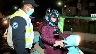 Alcoholímetro en CDMX SSC utiliza una quotBestiaquot especial para motociclistas [upl. by Omoj]