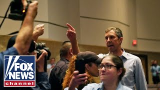 Beto ORourke interrupts Gov Abbotts press conference following Uvalde shooting [upl. by Sivatco]