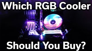 Cooler Master RGB CPU Coolers  4 vs 6 Heatpipes [upl. by Adev]