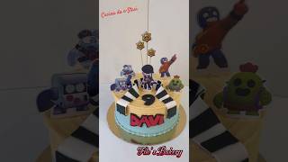 Torta tema browl stars browlstars edgarcake cakedecorating handmade buttercreamtorta [upl. by Punak]