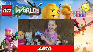 Lego Worlds  Walkthrough and Review of our first playthrough [upl. by Whitehurst226]