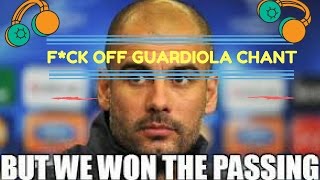 Fuck Off Guardiola MUFC Chant LYRICS [upl. by Eilyac]