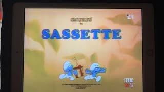 The Smurfs in Sassette Title Card [upl. by Lleruj]