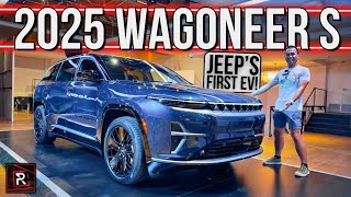 The 2025 Jeep Wagoneer S Is An Upscale Electric Grand Cherokee Sized Premium SUV [upl. by Meibers]