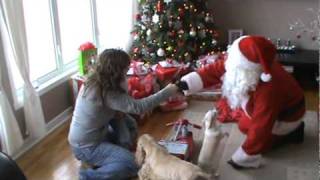 Santa comes to our house to see Josh [upl. by Emory]