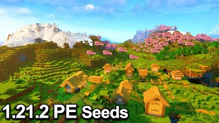 TOP 3 BEST MINECRAFT 12121 PE SEEDS BEDROCK Seeds Minecraft 12121 Bedrock [upl. by Clarita]