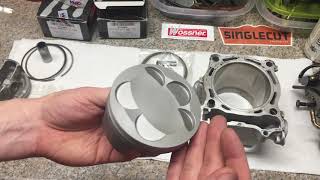 Project YFZ 450 Piston and cylinder Don’t miss this rebuild info for your YFZ top end [upl. by Schwinn]