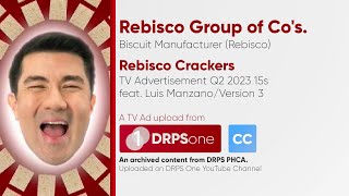 Rebisco Crackers TV Ad Q2 2023 15s with Luis Manzano Philippines Version 3 CC [upl. by Meingoldas489]