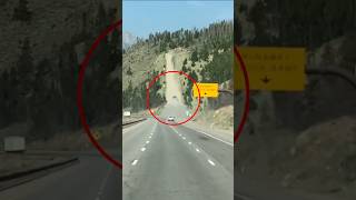 This Is What It Looks Like When a Trucker Uses a Runaway Truck Ramp [upl. by Eneluj]