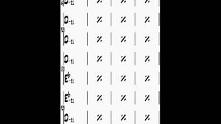 Impressions Dm backing track bass amp drums [upl. by Anirdnajela]