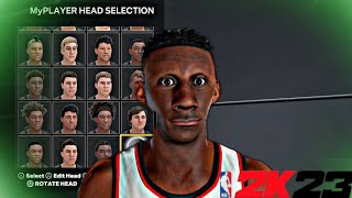 NEW UGLIEST FACE CREATION IN NBA 2K23 [upl. by Aggy]